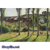 TSD3586 - Tranh sơn dầu cây tỏa bóng mát